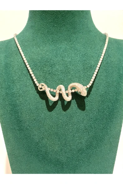 Monalisa Home Gümüş Renk Lüks Figürlü Gösterişli Kolye ürün görseli 1