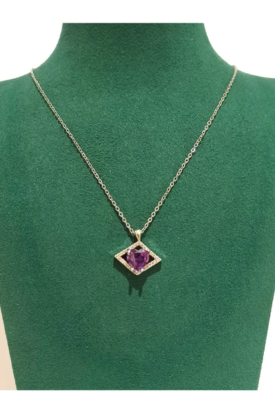 Monalisa Home Gümüş  Renk Lüks Figürlü Gösterişli Kolye ürün görseli 1