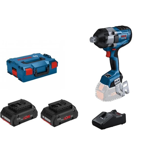 Bosch GDS 18V-1050 H Procore 2x4,0Ah Darbeli Somun Sıkma - 1