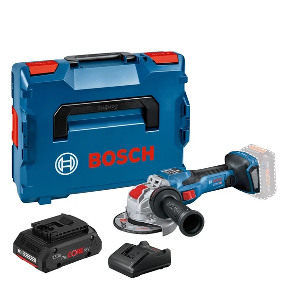 Bosch GWX 18V-15 SC X-Lock Procore 1x4,0Ah Tek Akülü Taşlama Makinesi - 1