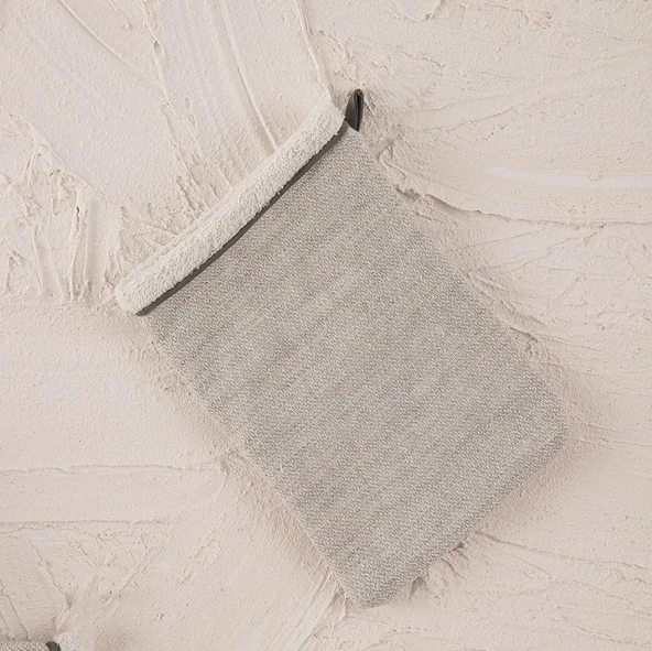 Ecocotton Hasna 4' lü Bebek Panço Seti %100 Organik Pamuk Keten Melanj Gri 2-5 Yaş - Resim 5