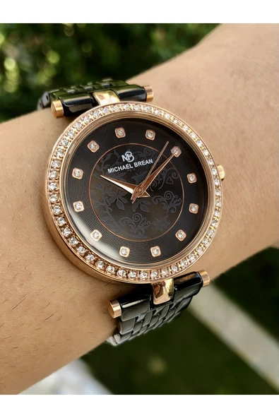 Michael Brean Kadın Siyah Kol Saati - 3