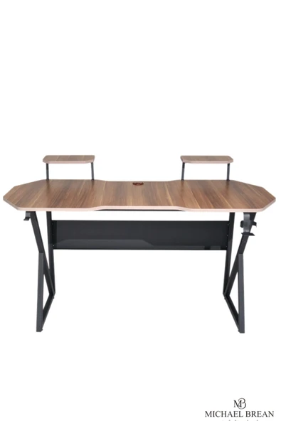 Michael Brean Özel Tasarım Oyuncu Masası 150 Cm Bardaklık Ve Kulaklık Tutucu Hediye - 4