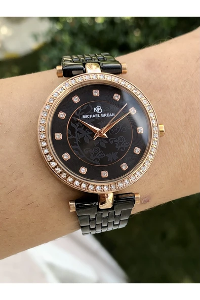 Michael Brean Kadın Siyah Kol Saati