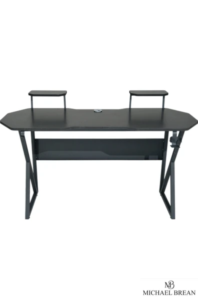 Michael Brean Özel Tasarım Oyuncu Masası 150 Cm Bardaklık Ve Kulaklık Tutucu Hediye - 3