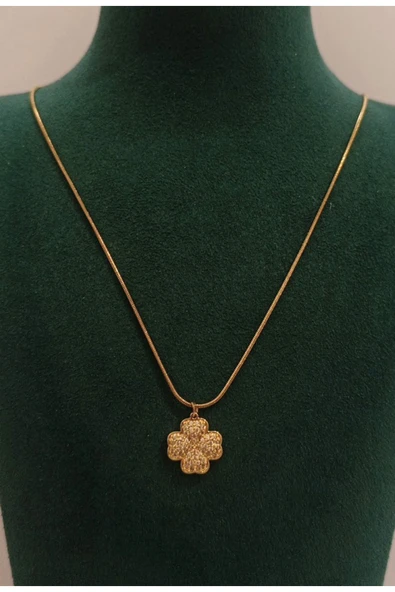 Monalisa Home Gold Renk Lüks Figürlü Gösterişli Kolye