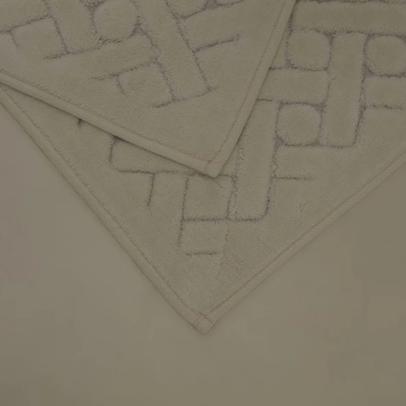 Karaca Home Foley 2'li Banyo Paspası Ekru - Resim 2