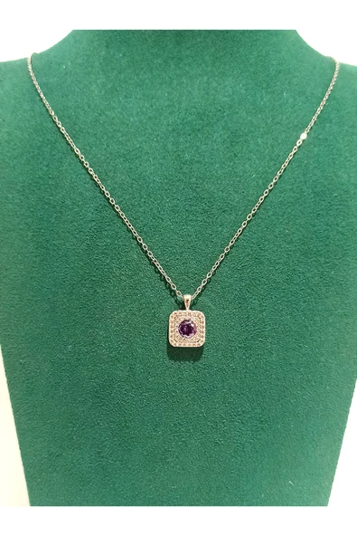 Monalisa Home Gümüş Renk Lüks Figürlü Gösterişli Kolye