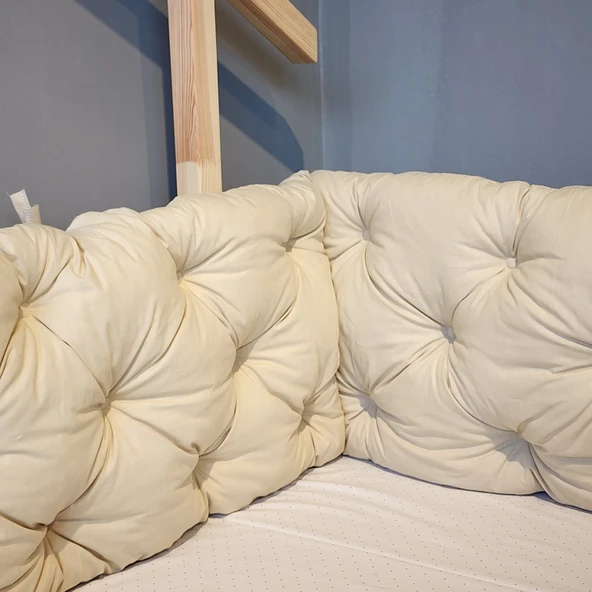 120x200 cm Montessori Yatak İçin 4 Kenar Koruma Seti - Resim 5