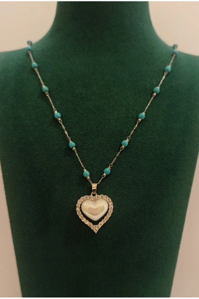 Monalisa Home Gümüş Renk Lüks Figürlü Gösterişli Kolye