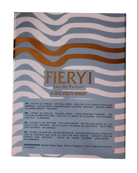 Akat Fiery 1 EDP Goddess Extrait de Parfüm 50 Ml Kadın Parfümü - Fiery I Floral-Amber-Pudra - Resim 3