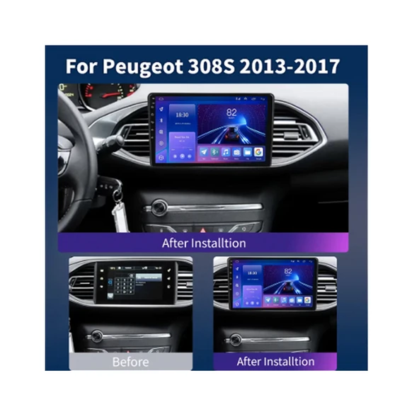 Peugeot 308 S Multimedya (2013-2017) 2 GB RAM 32 GB Hafıza 4 Çekirdek Necvox - Resim 9