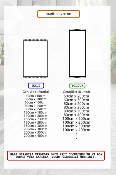 Dijital Baskılı Dekoratif Kaymaz Taban Yıkanabilir Çerçeveli Halı Salon Halısı Yolluk Mutfak Halısı 50 x 60 cm Yeşil - 4