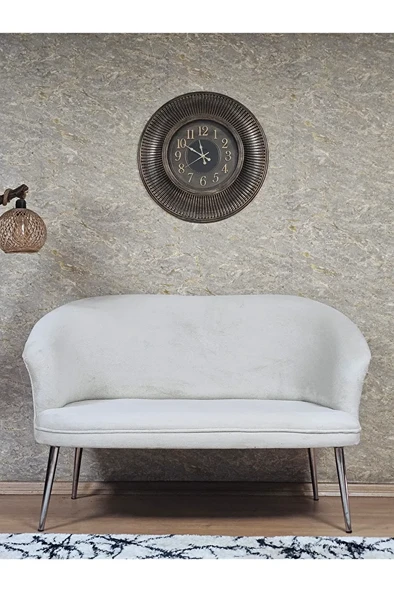 İkili TEDDY Krom Kaplama Sivriltme Ayak Çay Seti Koltuk İkili Berjer , Balkon, Salon, Ofis Krem Renk 40,5 Boyut/Ebat ürün görseli