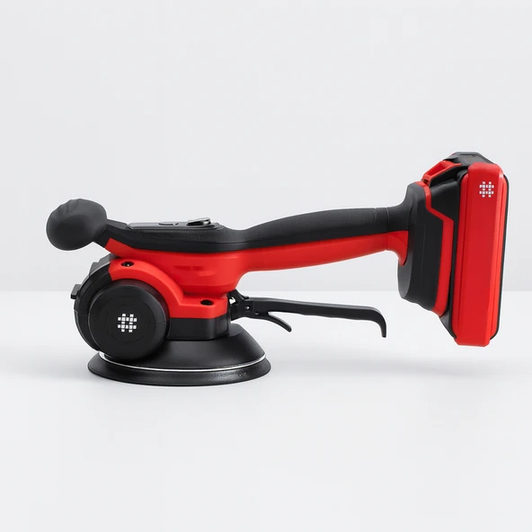 Şarjlı Fayans Vibratörü Vibratoru Makine Aracı Cihaz Lithium Titreşimli Döşeme Seramik Mermer Granit ürün görseli