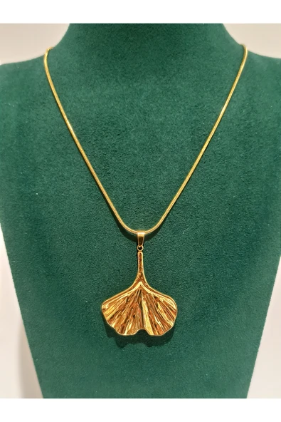 Monalisa Home Gold Renk Lüks Figürlü Gösterişli Kolye