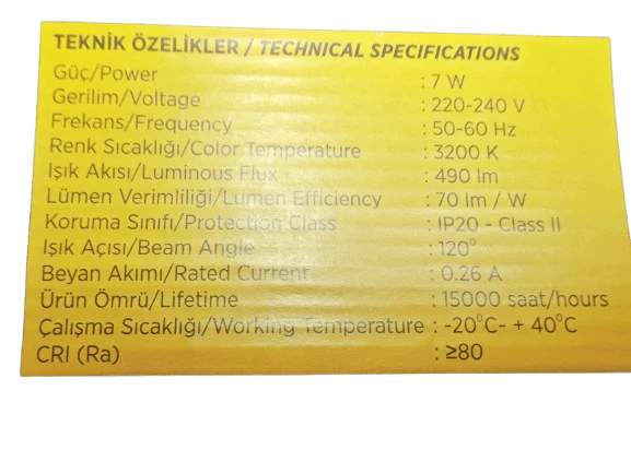CATA CT 5212 Siyah Kasa Kuğu Ledli Duvar Apliği 6W 6500K Beyaz Işık - Resim 3