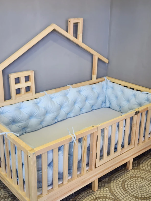 100x200 cm Montessori Yatak İçin 4 Kenar Koruma Seti - 3
