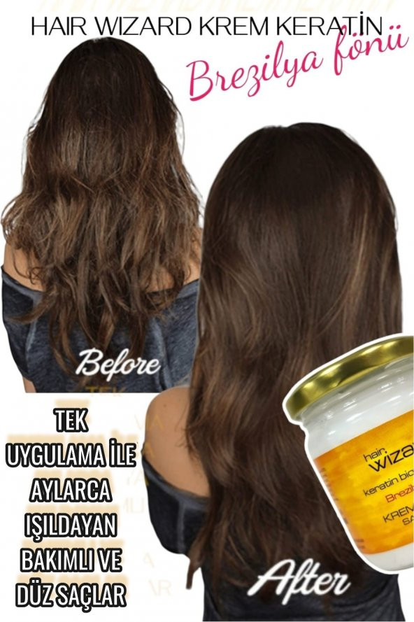 Wizard Krem Keratin Terapi Mucize Bakım Brezilya Fönü - 3