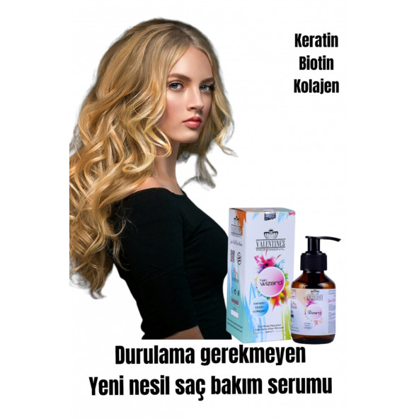 WİZARD BİO+ SAÇ BAKİM SERUMU KERATİN BİOTİN KOLAJEN - 4