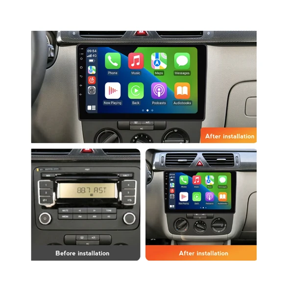 Volkswagen Golf 5 Multimedya (2004-2008) 2 GB RAM 32 GB Hafıza 4 Çekirdek Nakamichi - Resim 20