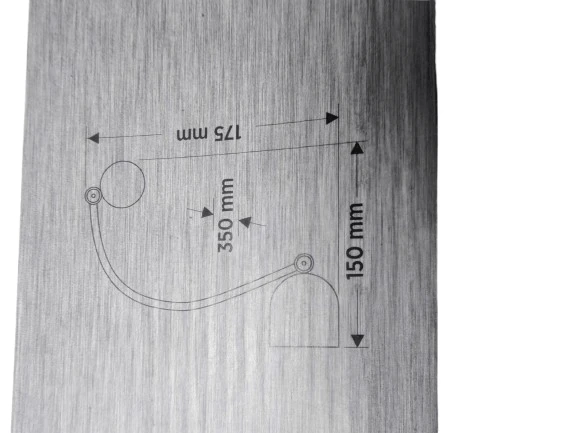 CATA CT 5212 Siyah Kasa Kuğu Ledli Duvar Apliği 6W 6500K Beyaz Işık - Resim 4