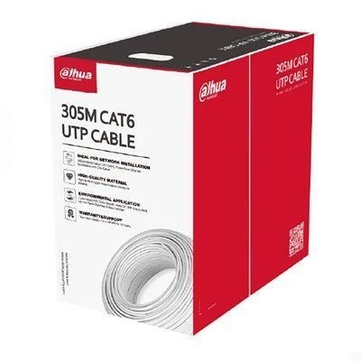 DAHUA 23AWG Gri 305m CCA CAT6 KABLO PFM922I-6UN-C - 1