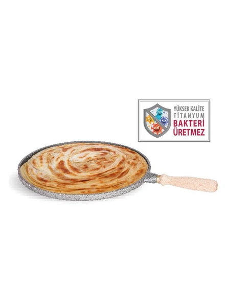 FMS D2007 Katmerim Döküm 36 cm Tava Gri - 1