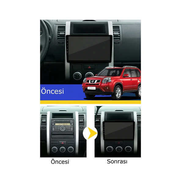 Nissan X-Trail Multimedya (2008-2013) 2 GB RAM 32 GB Hafıza 4 Çekirdek FOR-X - Resim 9