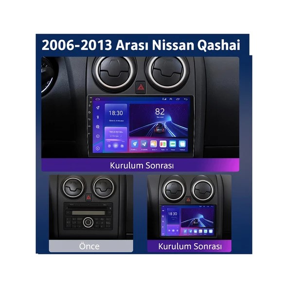 Nissan Qashqai Multimedya (2007-2014) 8 GB RAM 128 GB Hafıza 8 Çekirdek Navigatör X-Premium Series - Resim 9