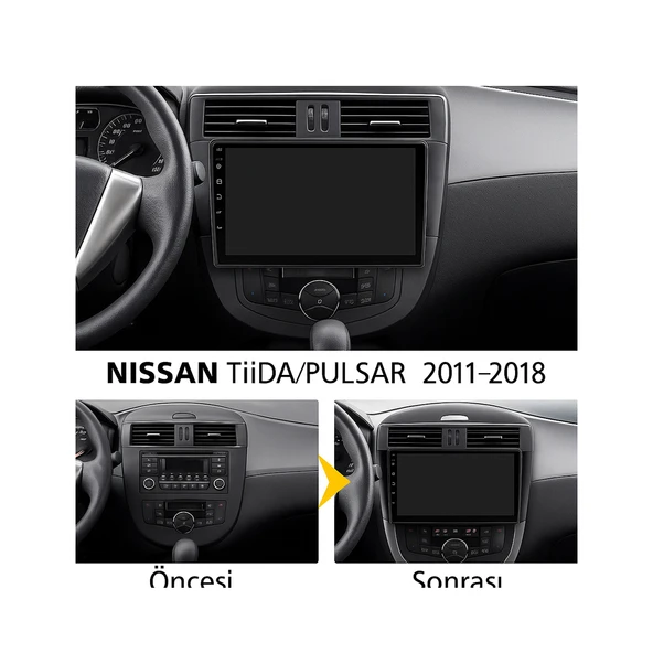 Nissan Pulsar Multimedya (2015-2018) 4 GB RAM 64 GB Hafıza 8 Çekirdek Navigatör Premium Series - Resim 9