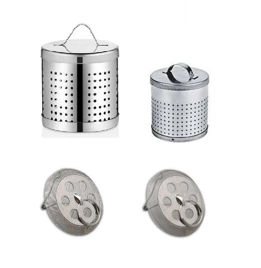 Çaydanlık içi süzgeç - sök tak süzgeç 4 lü çay süzgeci seti - Resim 2