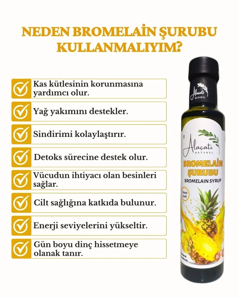 Bromelain Zengin İçerikli Detox Mix Şurubu 250 ml - 2