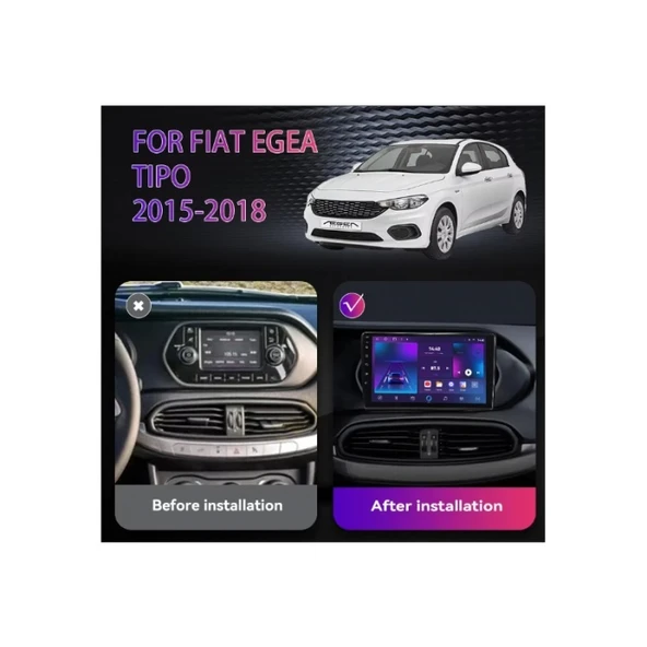 Fiat Egea - Egea Cross Multimedya 2015-2021 2 GB RAM 32 GB Hafıza 8 Çekirdek Navigatör - Resim 9