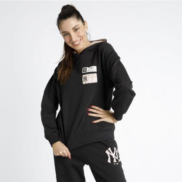 RAL SPORT MLB YANKEES KADIN KAPÜŞONLU SWEATSHIRT - 2