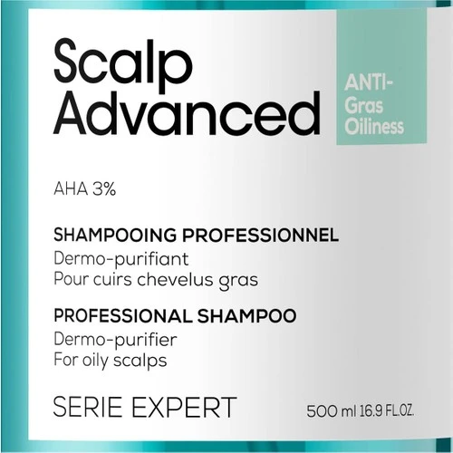 L'Oréal Professionnel Serie Expert Scalp Advanced Yağlanma Karşıtı Profesyonel Şampuan 500 ml - 3