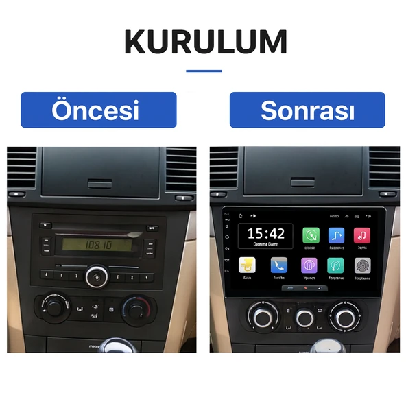 Chevrolet Epica Multimedya 2007-2012 3 GB RAM 32 GB Hafıza 4 Çekirdek Newfron - Resim 9