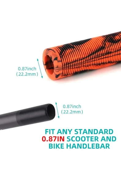 KENZE Mtb Bmx Elcik Silikon Bisiklet Elcik Kaymaz Yapı 145 mm Bisiklet Elciği Kolay Kavrama Mavi - Resim 6