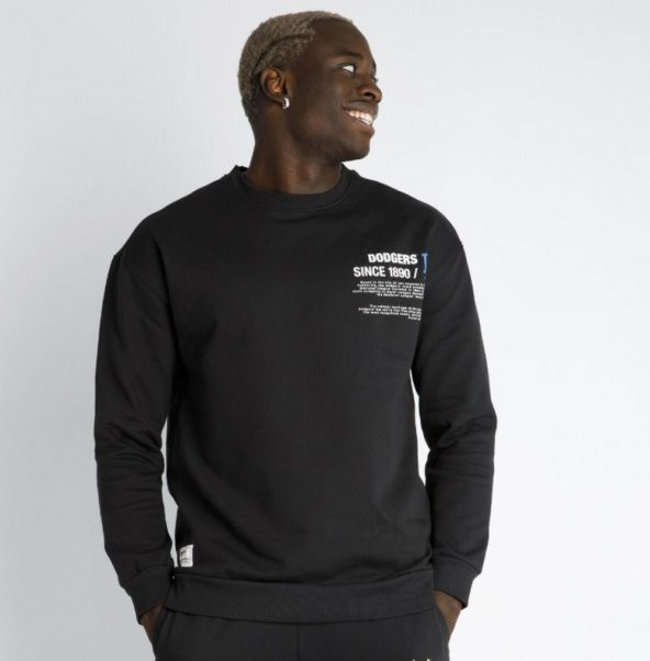 RAL SPORT ORJİNAL MLB BASEBALL LOS ANGELES DODGERS 8332 ERKEK SWEATSHIRT SİYAH - 2