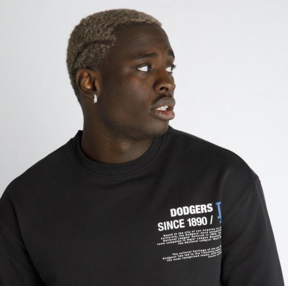 RAL SPORT ORJİNAL MLB BASEBALL LOS ANGELES DODGERS 8332 ERKEK SWEATSHIRT SİYAH - 5