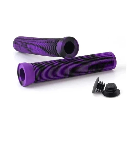 KENZE Mtb Bmx Elcik Silikon Bisiklet Elcik Kaymaz Yapı 145 mm Bisiklet Elciği Kolay Kavrama Mor - Resim 2