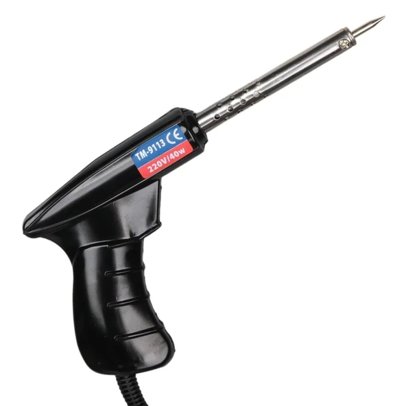 Ayt Technomax TM-9113 40 Watt Tabanca Havya Lehim Telli Lehim Makinesi Aleti AC220V 120cm Kablolu - 3