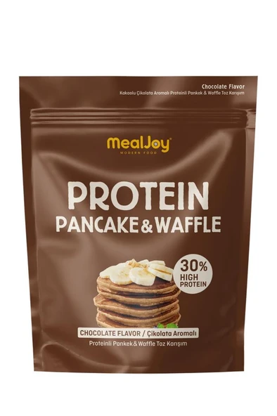 Mealjoy Protein PANCAKE & WAFFLE 600 gr Yüksek Proteinli Çikolata Aromalı - 1