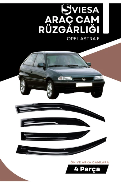 OPEL ASTRA F uyumlu oto camlara özel ölçü cam rüzgarlığı rüzgarlık ürün görseli 1