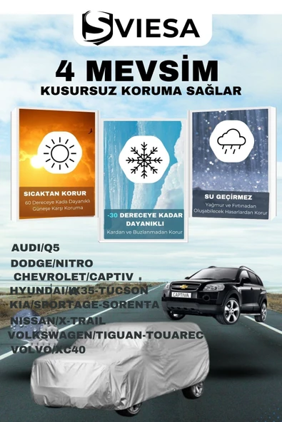 SUV Araca Özel Uyumlu Branda Lüx Kalite Oto Brandası,araba Çadırı - 1
