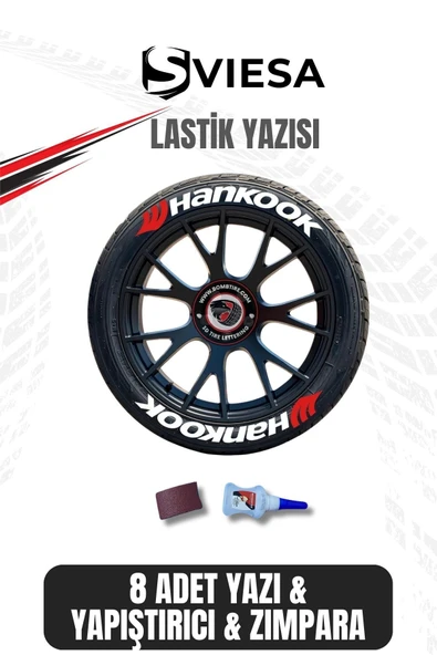 Motosiklet ve Otomobil Araç 3D Oto Lastik Yazısı Sticker Arma Seti
