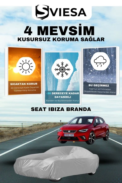 Seat Ibiza Uyumlu Branda Lüx Kalite Oto Brandası,araba Çadırı - 1