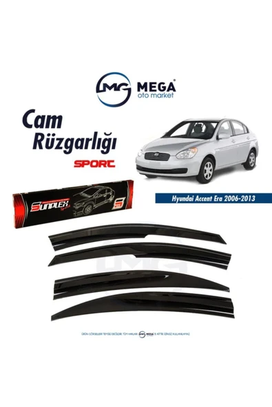 Hyundai Accent Era 2006-2013 Cam Rüzgarlık Mugen Ti?p ürün görseli 1