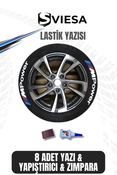 Motosiklet ve Otomobil Araç 3D Oto Lastik Yazısı Sticker Arma Seti ürün görseli 1