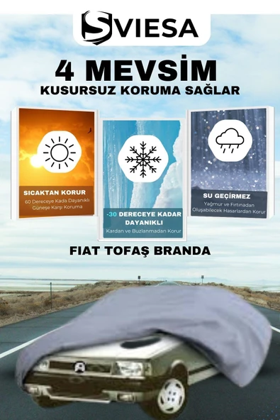 Fiat Tofaş Branda Lüx Kalite Oto Brandası,araba Çadırı - 1